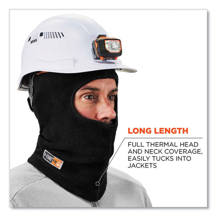 N-Ferno 6828 Modacrylic Blend FR Fleece Balaclava Face Mask, One Size Fits Most, Black