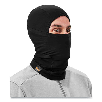 N-Ferno 6844 Dual-Layer Balaclava Face Mask, Nylon/Spandex, One Size Fits Most, Black
