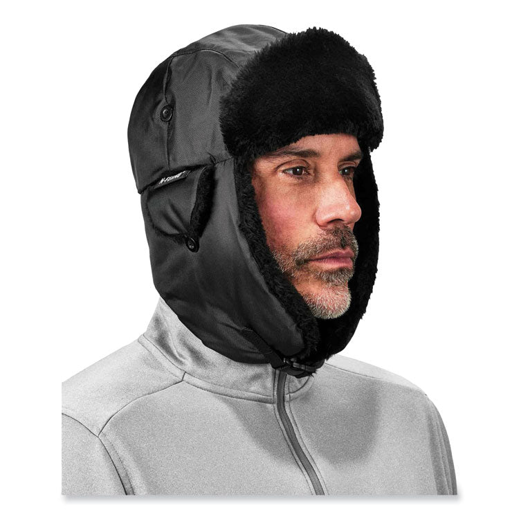N-Ferno 6802 Classic Trapper Hat, X-Small, Black