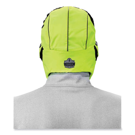N-Ferno 6802 Classic Trapper Hat, Small/Medium, Lime