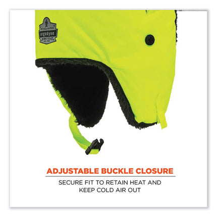 N-Ferno 6802 Classic Trapper Hat, Large/X-Large, Lime