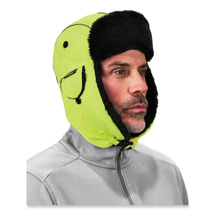 N-Ferno 6802 Classic Trapper Hat, Large/X-Large, Lime