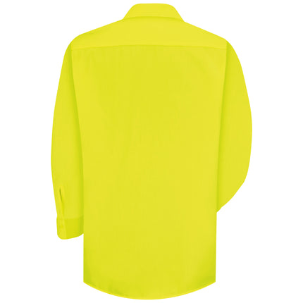 Red Kap® Long Sleeve Enhanced Visibility Work Shirt / SS14YE