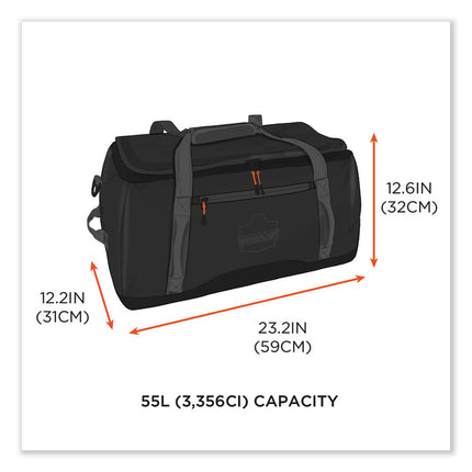 Arsenal 5031 Water-Resistant Duffel Bag, Small, 12.2 x 23.2 x 12.6, Black