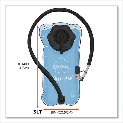 Chill-Its 5051B Bladder Replacement, 3 L, Blue