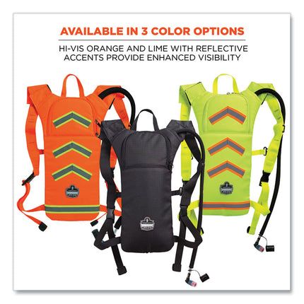 Chill-Its 5155 Low Profile Hydration Pack, 2 L, Hi-Vis Lime