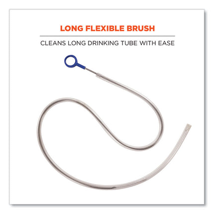 Chill-Its 5159 Hydration Pack Cleaning Kit, Bladder, Tube/Bite-Valve Cleaning Brushes, Drying Rack
