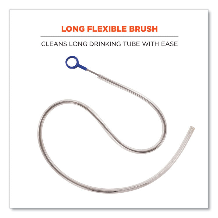 Chill-Its 5159 Hydration Pack Cleaning Kit, Bladder, Tube/Bite-Valve Cleaning Brushes, Drying Rack