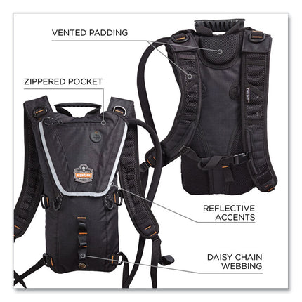 Chill-Its 5156 Low Profile Hydration Pack, 3 L, Black