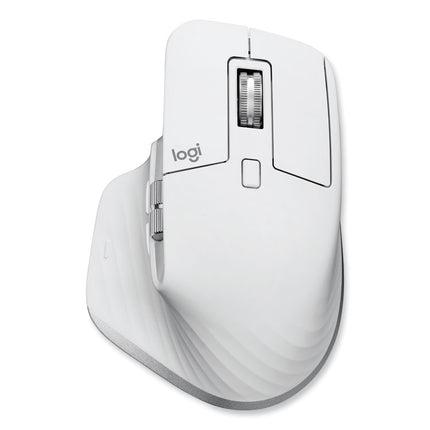 MX Master 3S Performance Wireless Mouse, 2.4 GHz Frequency/32 ft Wireless Range, Right Hand Use, Pale Gray