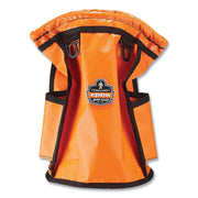 Arsenal 5538 Topped Parts Tarpaulin Pouch, 7.5 x 7.5 x 12, Tarpaulin, Orange