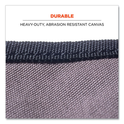 Arsenal 5704 Canvas Tool Apron, 22 Compartments, 25.5 x 28, Canvas, Gray