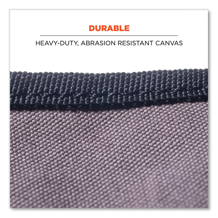 Arsenal 5705 Extended Length Canvas Tool Apron, 13 Compartments, 25.5 x 34, Canvas, Gray
