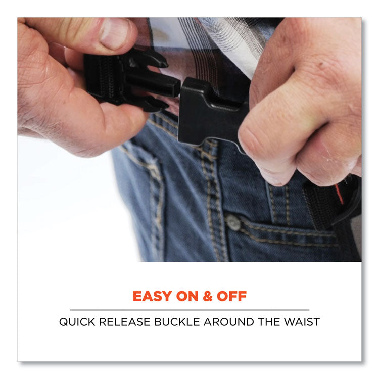 Arsenal 5707 Canvas Waist Apron, 14 Compartments, 25.5 x 34, Canvas, Gray