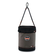 Arsenal 5960T Canvas Hoist Bucket and Top with D-Rings, 12.5 x 12.5 x 17, Gray