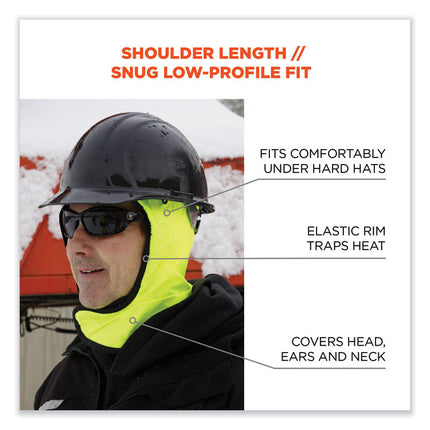 N-Ferno 6842 2-Layer Poly Shoulder Winter Liner, Fleece/Polyester, One Size Fits Most, Lime