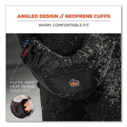 N-Ferno 6980 Winter Hand Warmer Muff Kit with 5 Hand Warmer Packets, Nylon/Fleece/Neoprene, One Size Fits Most, Black