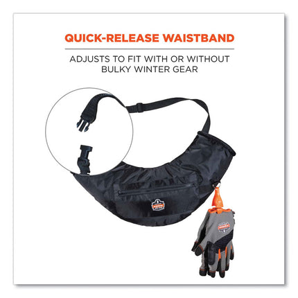 N-Ferno 6980 Winter Hand Warmer Muff Kit with 5 Hand Warmer Packets, Nylon/Fleece/Neoprene, One Size Fits Most, Black