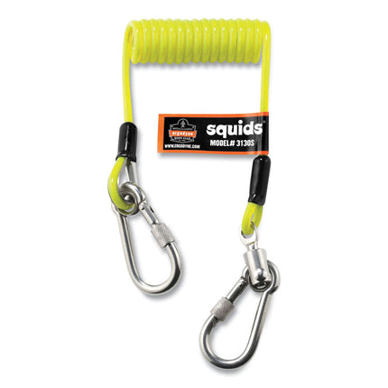 Squids 3180 Tool Tethering Kit, 2 lb Max Working Capacity, 6.5" to 48" Long, Yellow/Black
