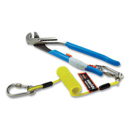 Squids 3180 Tool Tethering Kit, 2 lb Max Working Capacity, 6.5" to 48" Long, Yellow/Black