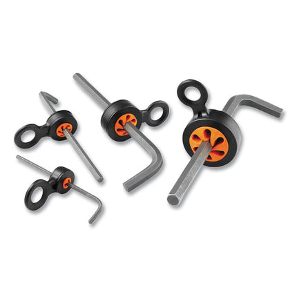 Squids 3194 Hand Tool Tethering Kit, 1 lb Max Working Capacity, 12" to 48" Long, Black/Orange