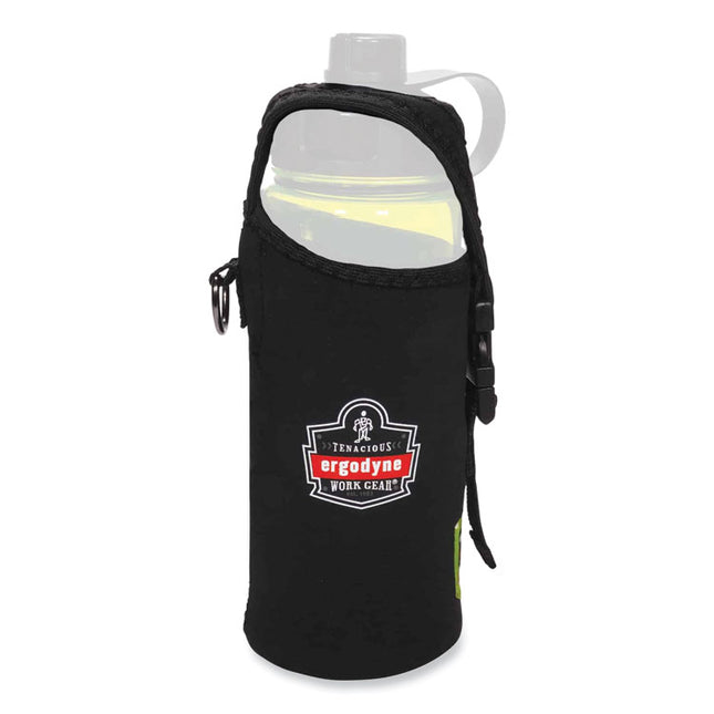 Squids 3775 Can + Bottle Holder Trap, Large, 3.62 x 7.25 x 2.5, Neoprene, Black
