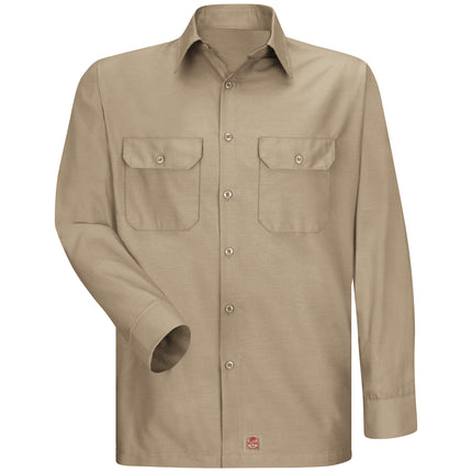 Red Kap® Men's Long Sleeve Solid Rip Stop Shirt / SY50KH