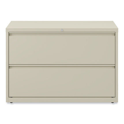 Lateral File, 2 Legal/Letter-Size File Drawers, Putty, 42" x 18.63" x 28"