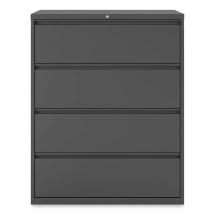 Lateral File, 4 Legal/Letter/A4/A5-Size File Drawers, Charcoal, 42" x 18.63" x 52.5"