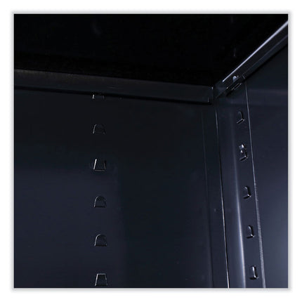Standard Assembled Storage Cabinet, 36w x 18d x 42h, Black