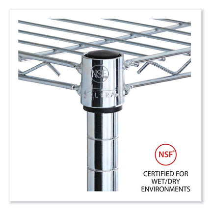 Industrial Wire Shelving Extra Wire Shelves, 36w X 24d, Silver, 2 Shelves/carton