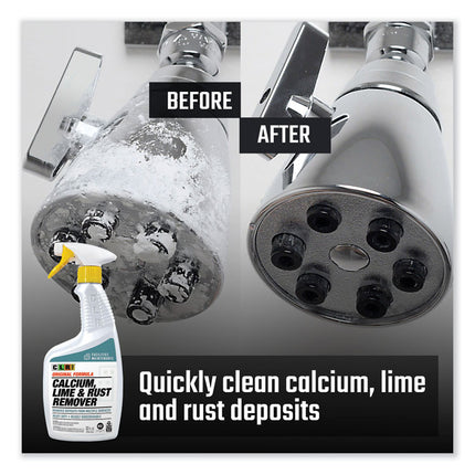 Calcium, Lime and Rust Remover, 32 oz Spray Bottle, 6/Carton