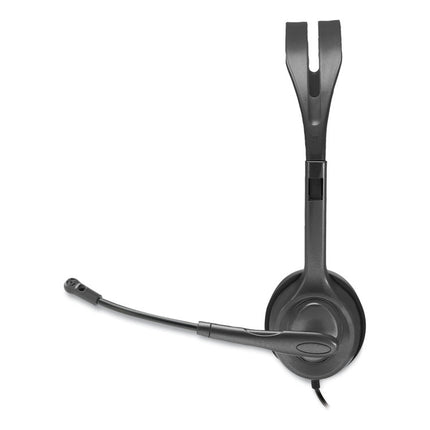 H111 Binaural Over The Head Headset, Black/Silver