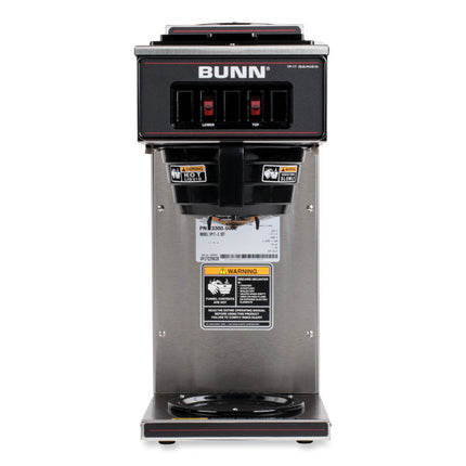VP17-2 12-Cup Pourover Coffee Brewer, Black/Stainless Steel