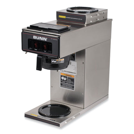 VP17-2 12-Cup Pourover Coffee Brewer, Black/Stainless Steel