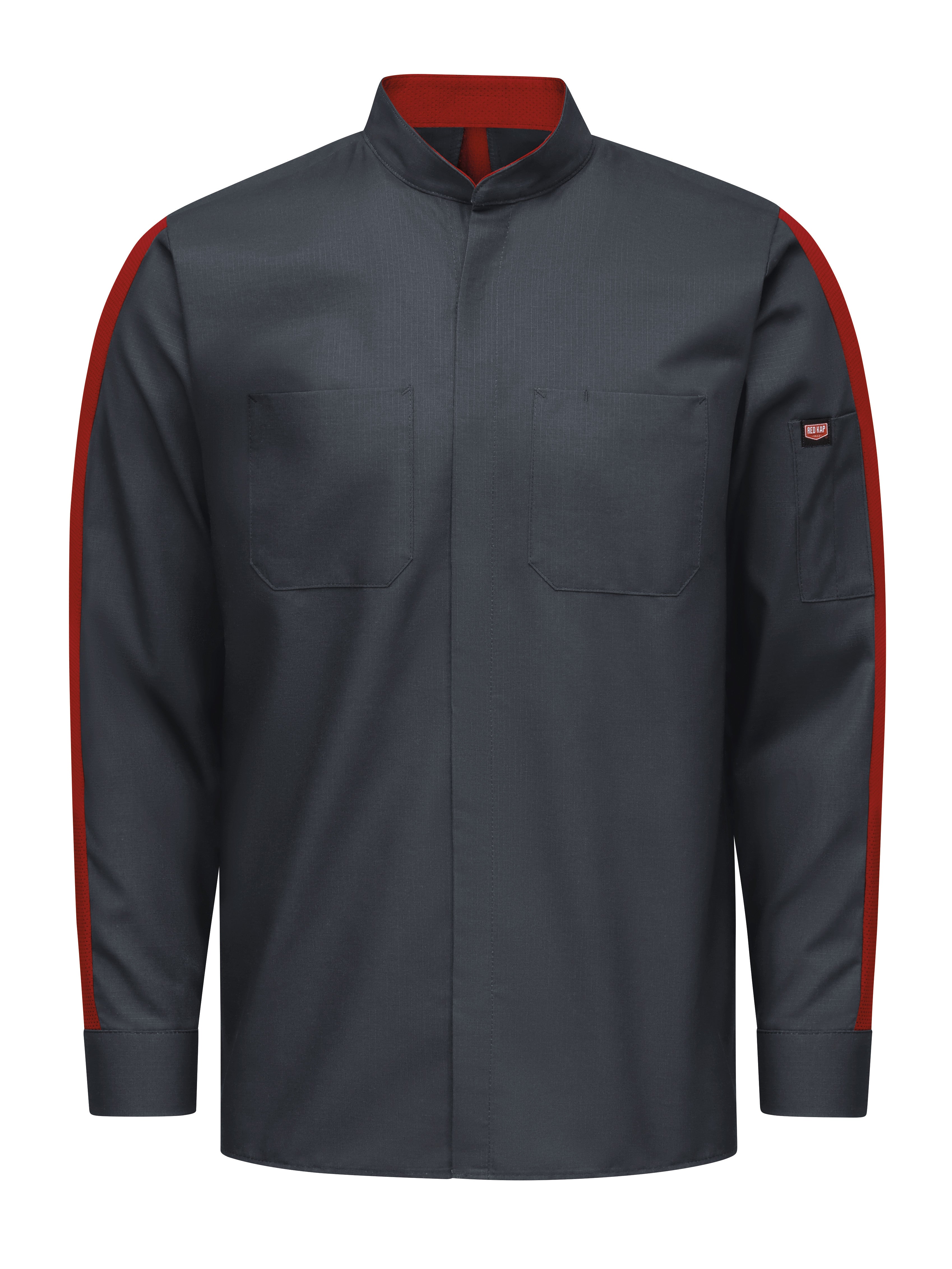 Red Kap® Men's Long Sleeve Two-Tone Pro+ Work Shirt with OilBlok and MIMIX® / SX36CF