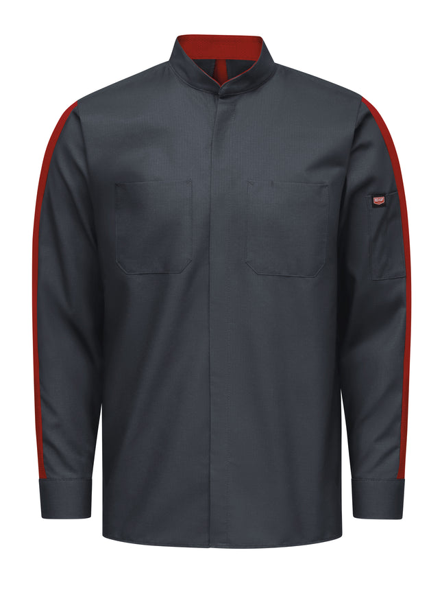 Red Kap® Men's Long Sleeve Two-Tone Pro+ Work Shirt with OilBlok and MIMIX® / SX36CF