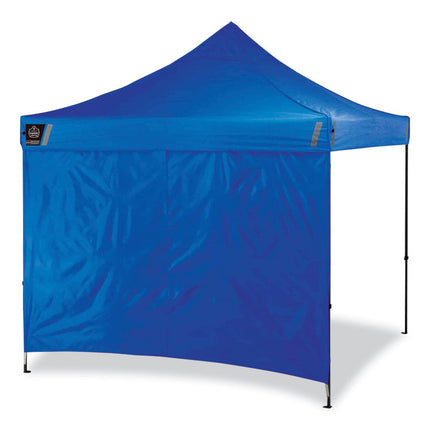 Shax 6051 Heavy-Duty Pop-Up Tent Kit, Single Skin, 10 ft x 10 ft, Polyester/Steel, Blue