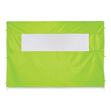 Shax 6092 Pop-Up Tent Sidewall with Mesh Window, Single Skin, 10 ft x 10 ft, Polyester, Lime