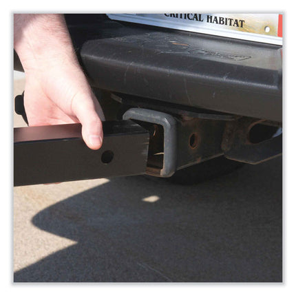 SHAX 6193 Umbrella Trailer Hitch Mount, For Standard 2" Trailer Hitch Receivers, Black