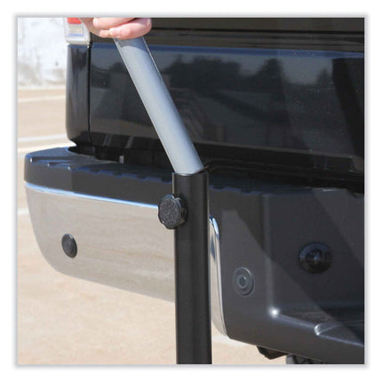 SHAX 6193 Umbrella Trailer Hitch Mount, For Standard 2" Trailer Hitch Receivers, Black