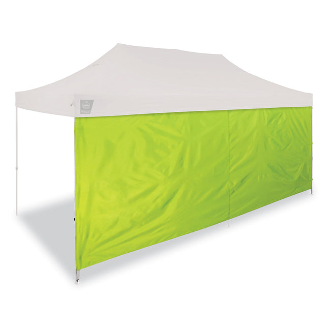 Shax 6097 Pop-Up Tent Sidewall, Single Skin, 10 ft x 10 ft, Polyester, Lime