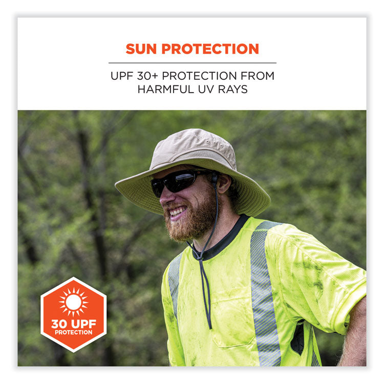 GloWear 8283BK Class 2 Lightweight Performance Hi-Vis T-Shirt, Polyester, X-Large, Lime