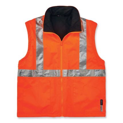 GloWear 8385 Class 3 Hi-Vis 4-in-1 Jacket, Small, Orange