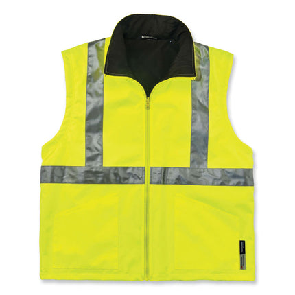 GloWear 8385 Class 3 Hi-Vis 4-in-1 Jacket, 3X-Large, Lime