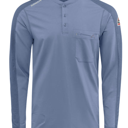 Bulwark® Men's Flex Knit Henley / STL2LB