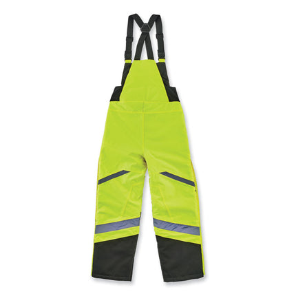 GloWear 8928 Class E Hi-Vis Insulated Bibs, X-Large, Lime