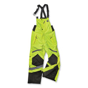 GloWear 8928 Class E Hi-Vis Insulated Bibs, X-Large, Lime