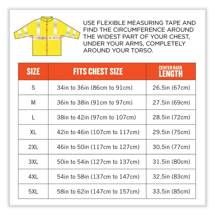 GloWear 8377 Class 3 Hi-Vis Quilted Bomber Jacket, Lime, 2X-Large