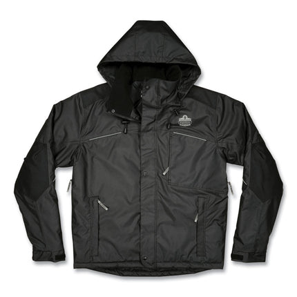 N-Ferno 6467 Winter Work Jacket with 300D Polyester Shell, Medium, Black